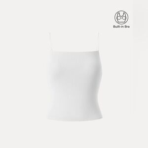 NWT OGL Essential Spaghetti Strap Cropped New
Airy Brami -White Size XXL